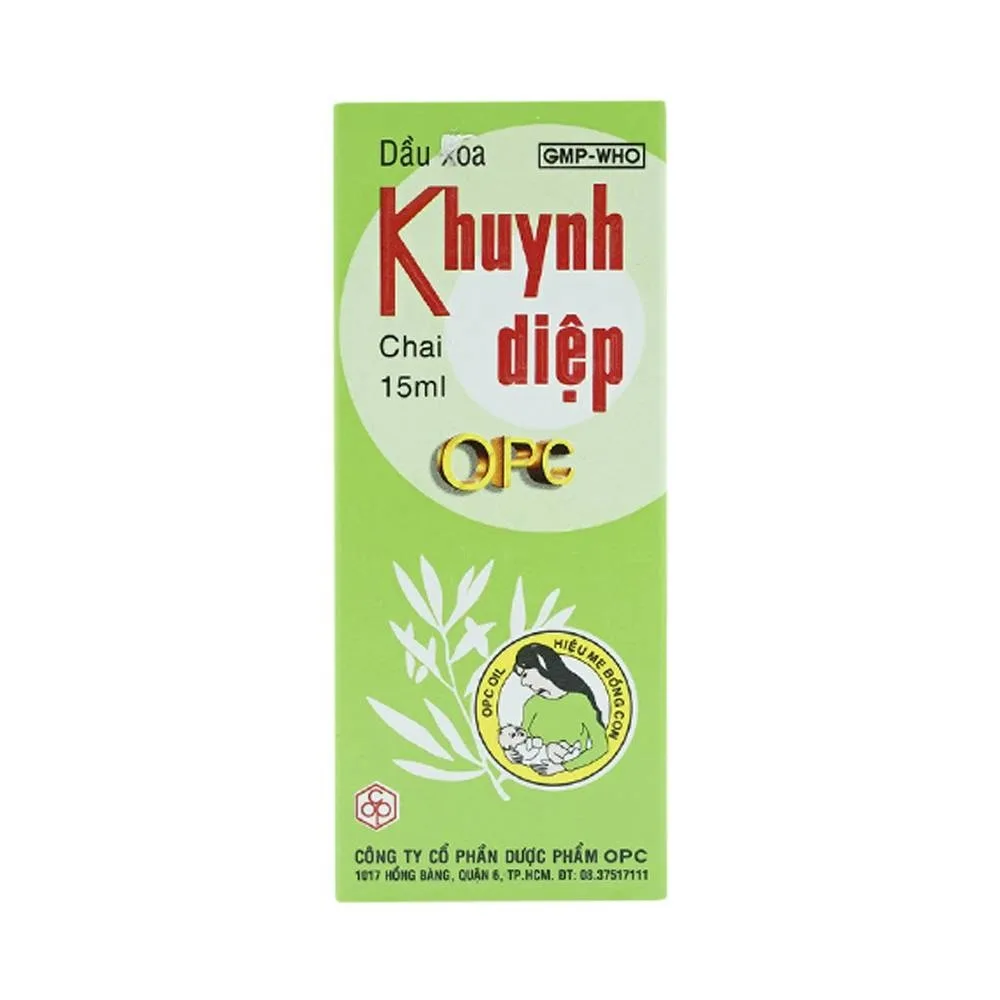 Hình ảnh Dầu Khuynh Diệp OPC phòng và trị cảm cúm, sổ mũi, nghẹt mũi (15ml)