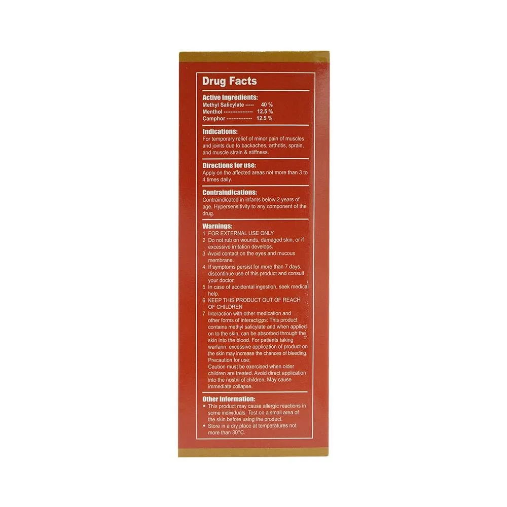 Hình ảnh Dầu xoa bóp Con Ó Eagle Brand Muscle Rub giảm đau lưng, viêm khớp, bong gân (85ml)