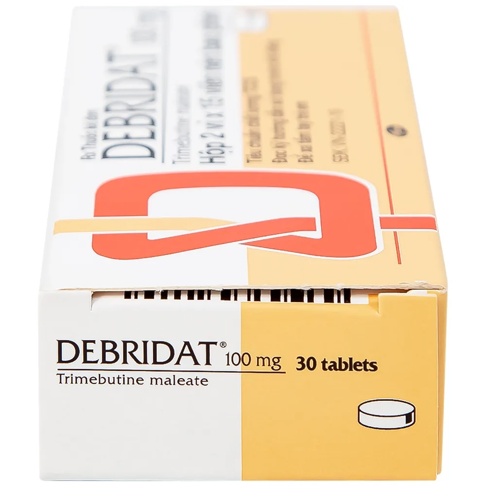 Hình ảnh Thuốc Debridat 100mg Pfizer điều trị triệu chứng đau, rối loạn nhu động ruột và khó chịu đường ruột (30 viên)