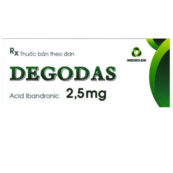 Hình ảnh Thuốc Degodas 2,5mg Medisun điều trị và phòng ngừa bệnh loãng xương (3 vỉ x 10 viên)