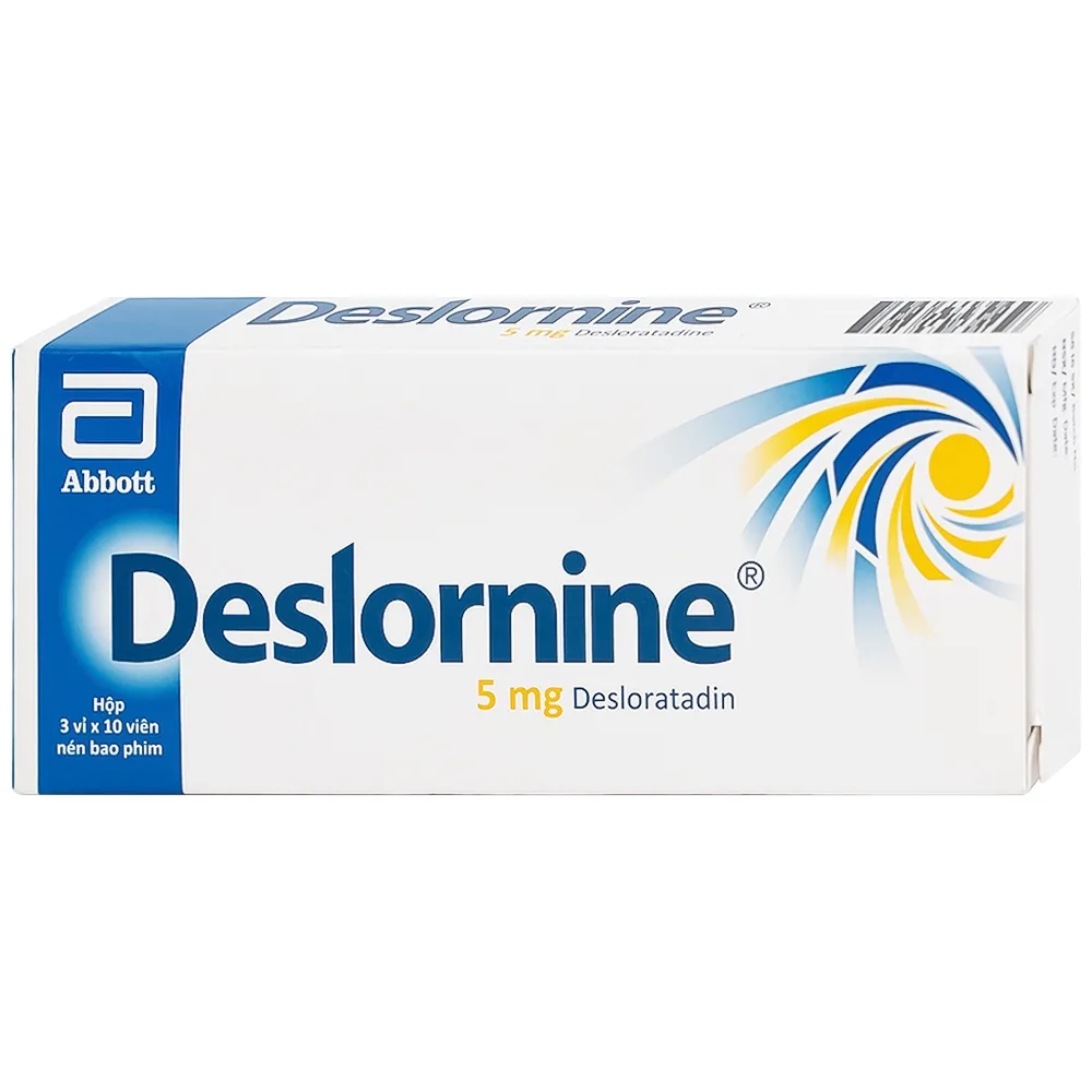 Hình ảnh Thuốc Deslornine Abbott 5mg Làm giảm các triệu chứng của viêm mũi dị ứng (3 vỉ x 10 viên)