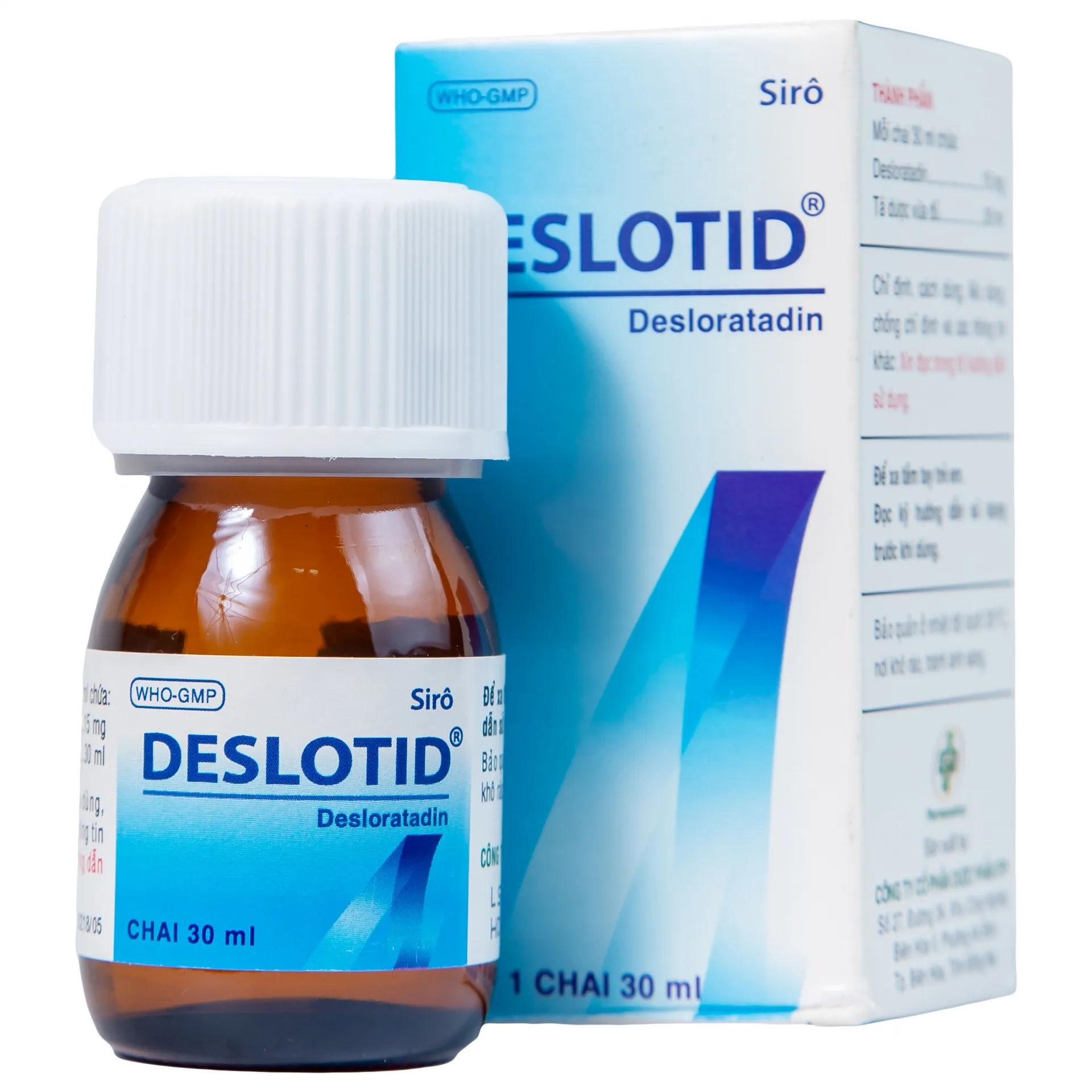 Hình ảnh Siro Deslotid OPV điều trị viêm mũi dị ứng, mày đay (30ml)