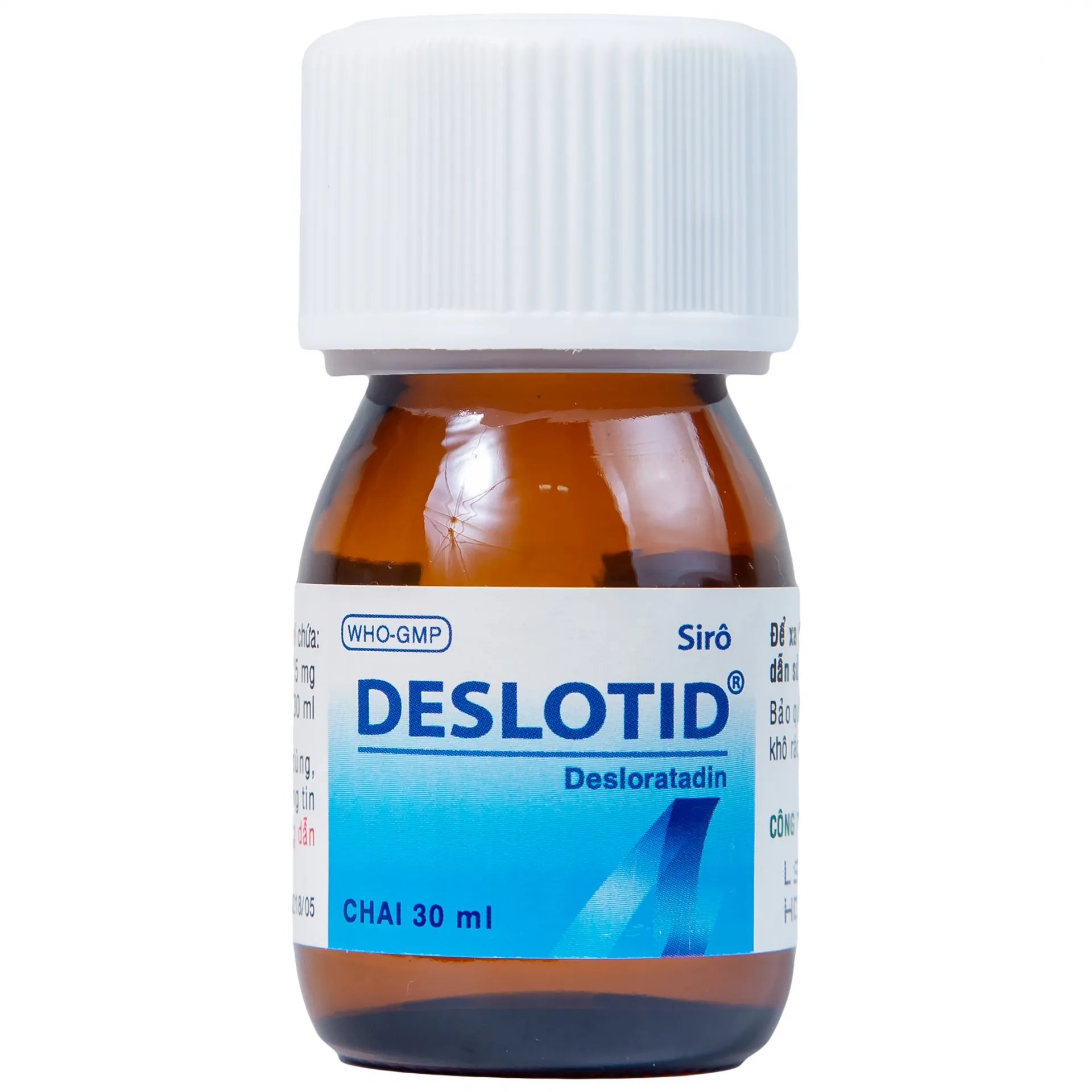 Hình ảnh Siro Deslotid OPV điều trị viêm mũi dị ứng, mày đay (30ml)