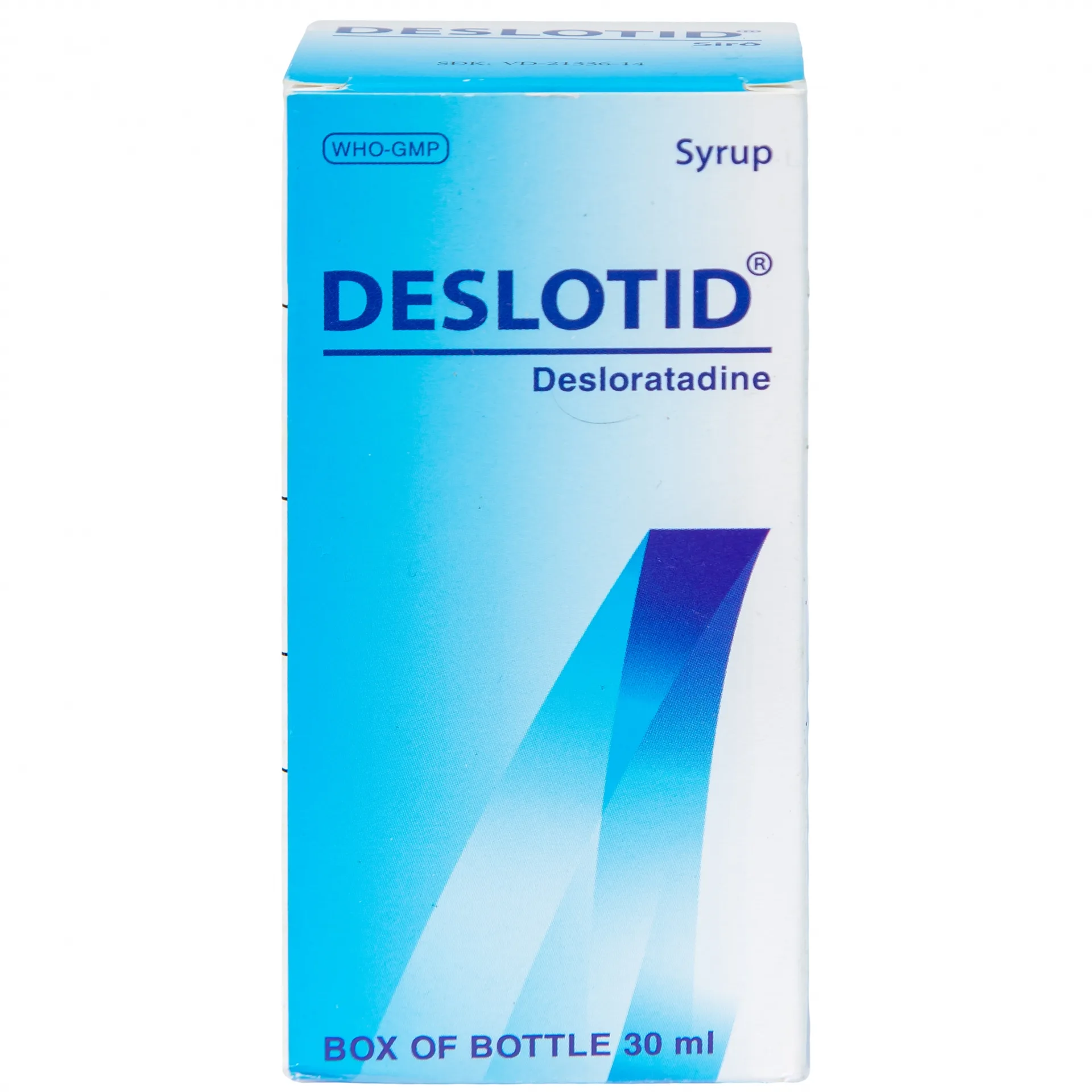 Hình ảnh Siro Deslotid OPV điều trị viêm mũi dị ứng, mày đay (30ml)