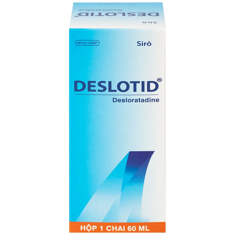 Hình ảnh Siro Deslotid OPV trị viêm mũi dị ứng, phản ứng dị ứng da (60ml)