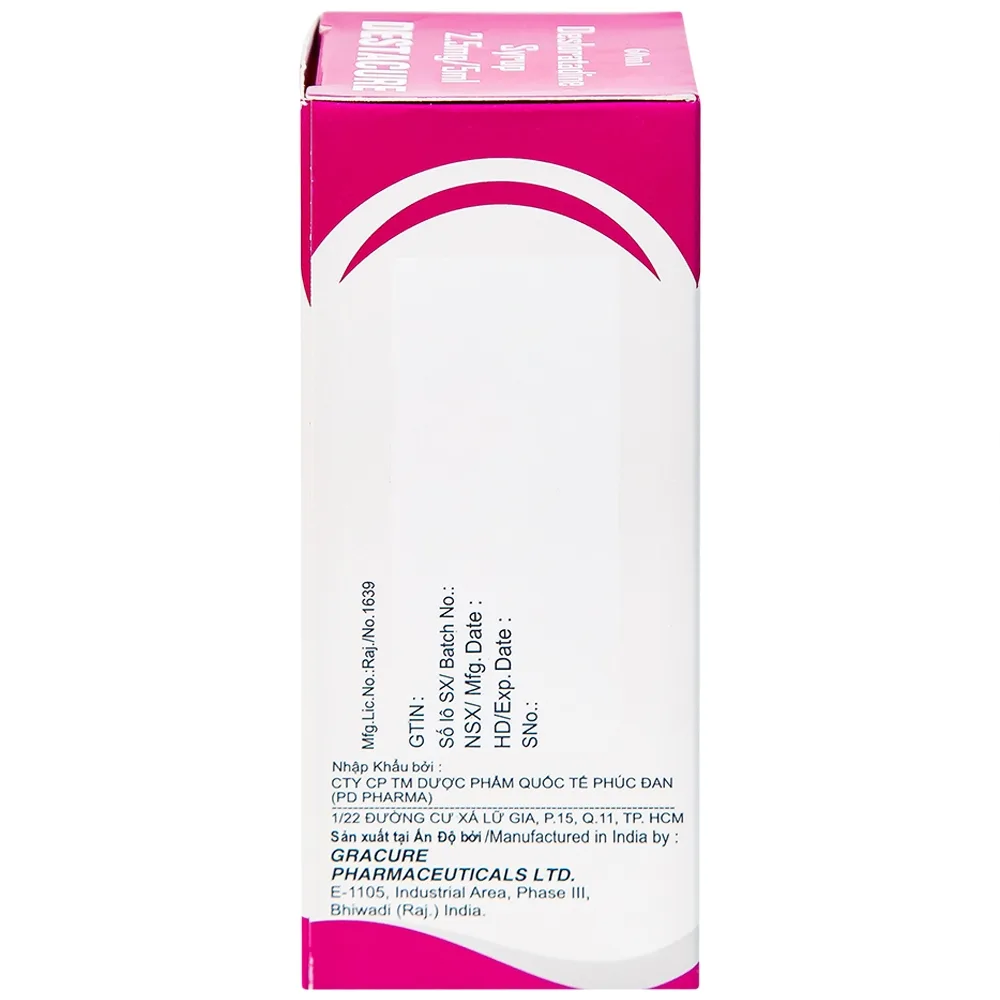 Hình ảnh Siro Destacure 2.5mg/5ml Gracure điều trị viêm mũi dị ứng theo mùa và lâu năm, mày đay tự phát mãn tính (60ml)