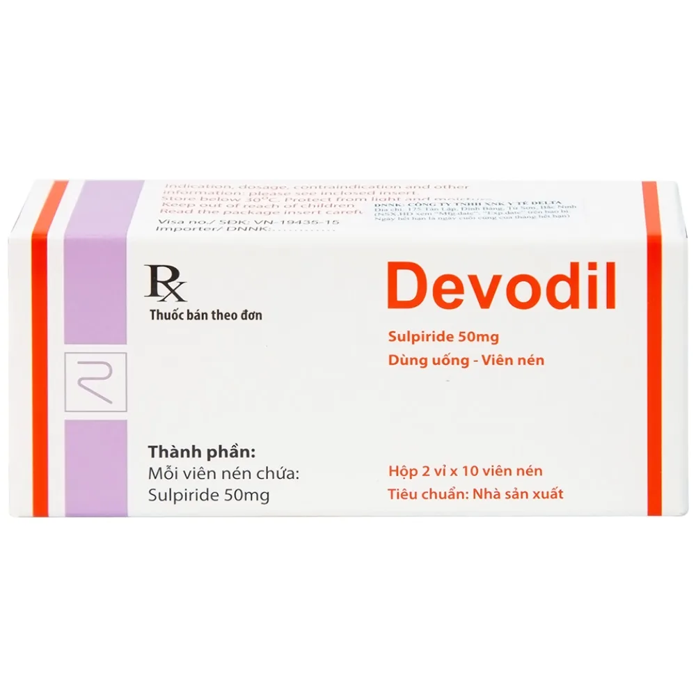 Hình ảnh Thuốc Devodil Remedica điều trị ngắn hạn chứng lo âu, rối loạn hành vi nghiêm trọng (2 vỉ x 10 viên)