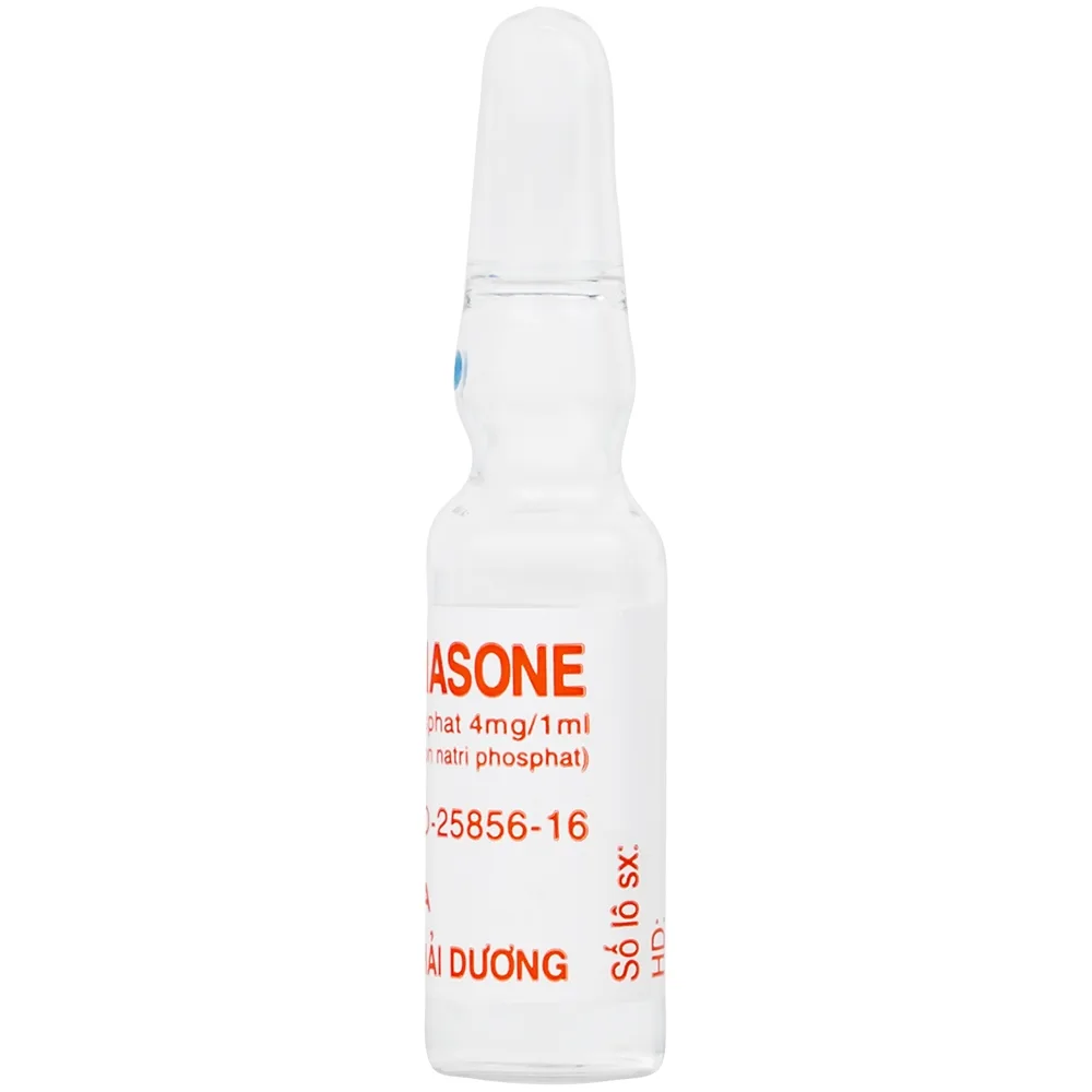 Hình ảnh Dung dịch tiêm Dexamethasone 4mg/1ml điều trị trạng thái hen, bệnh dị ứng nặng, phản ứng sau truyền máu (50 ống)