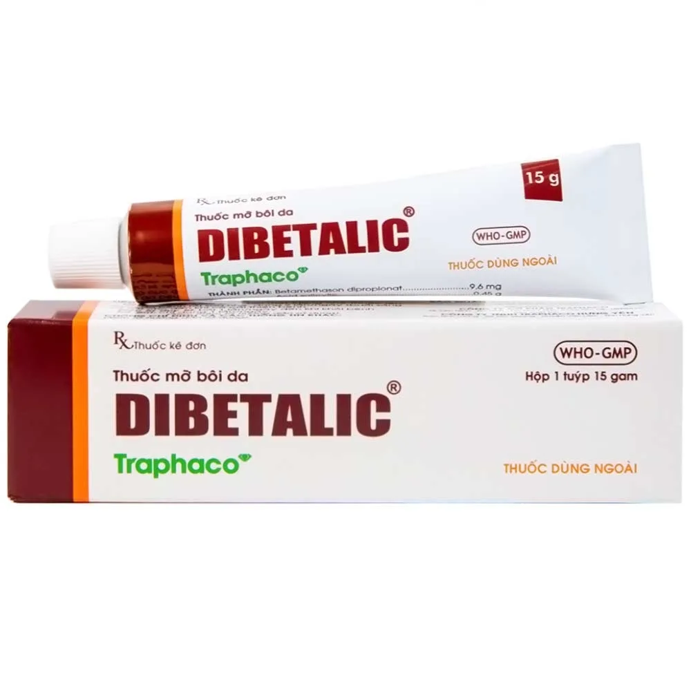 Hình ảnh Thuốc Dibetalic Traphaco điều trị các bệnh ngoài da (15g)