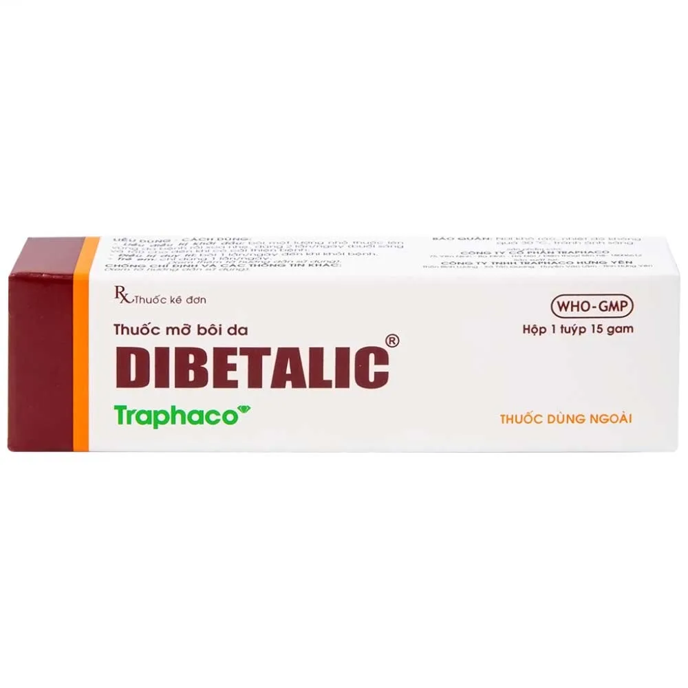 Hình ảnh Thuốc Dibetalic Traphaco điều trị các bệnh ngoài da (15g)