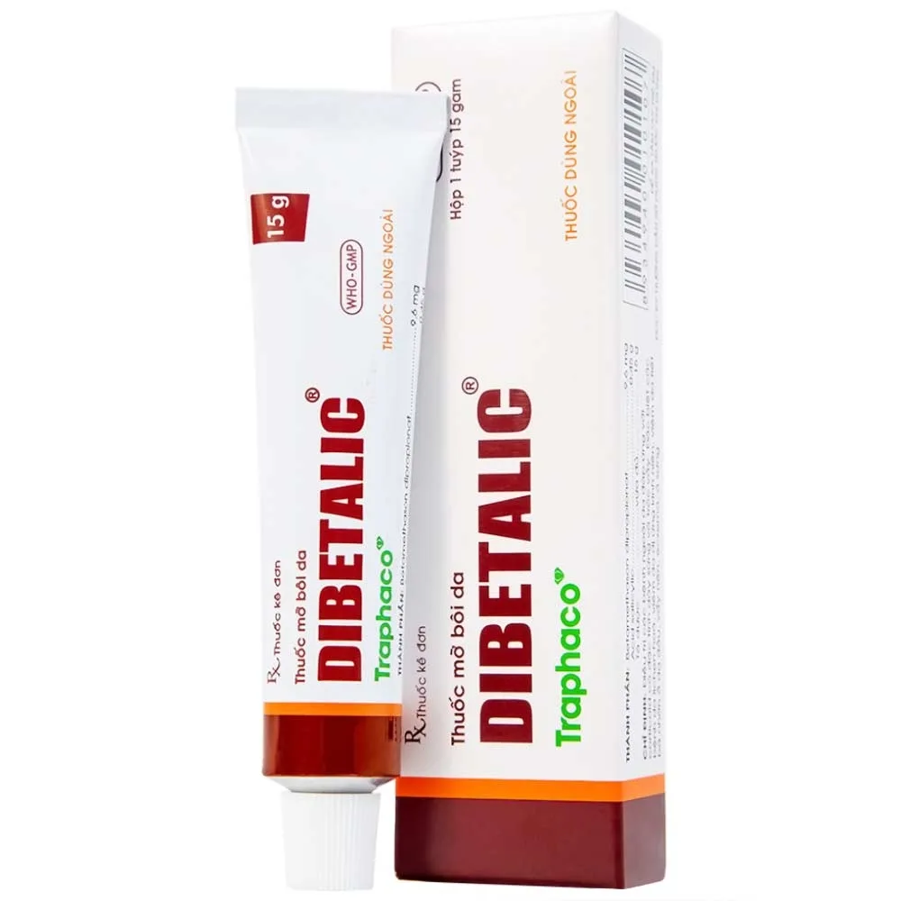 Hình ảnh Thuốc Dibetalic Traphaco điều trị các bệnh ngoài da (15g)