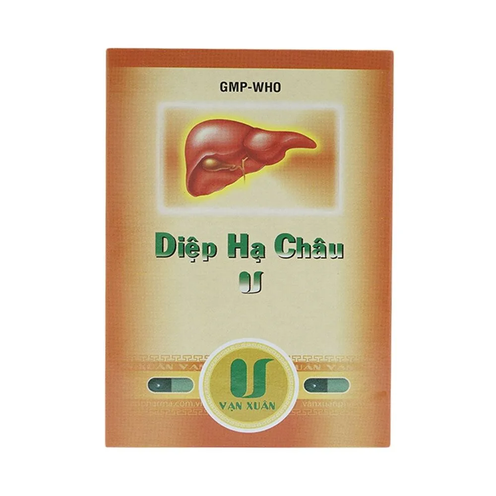 Hình ảnh Thuốc Diệp Hạ Châu V Vạn Xuân điều trị chứng thấp nhiệt trong viêm gan cấp và mãn (10 vỉ x 10 viên)