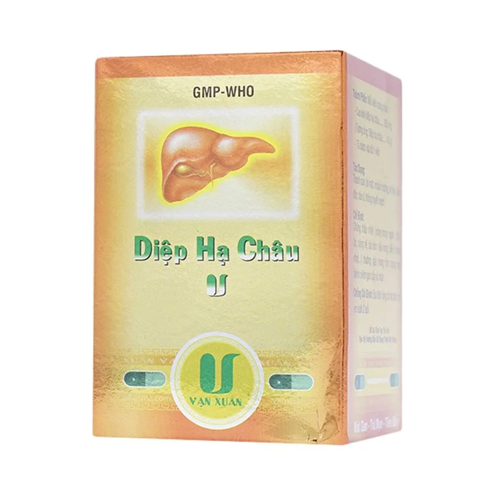 Hình ảnh Thuốc Diệp Hạ Châu V Vạn Xuân điều trị chứng thấp nhiệt trong viêm gan cấp và mãn (60 viên)