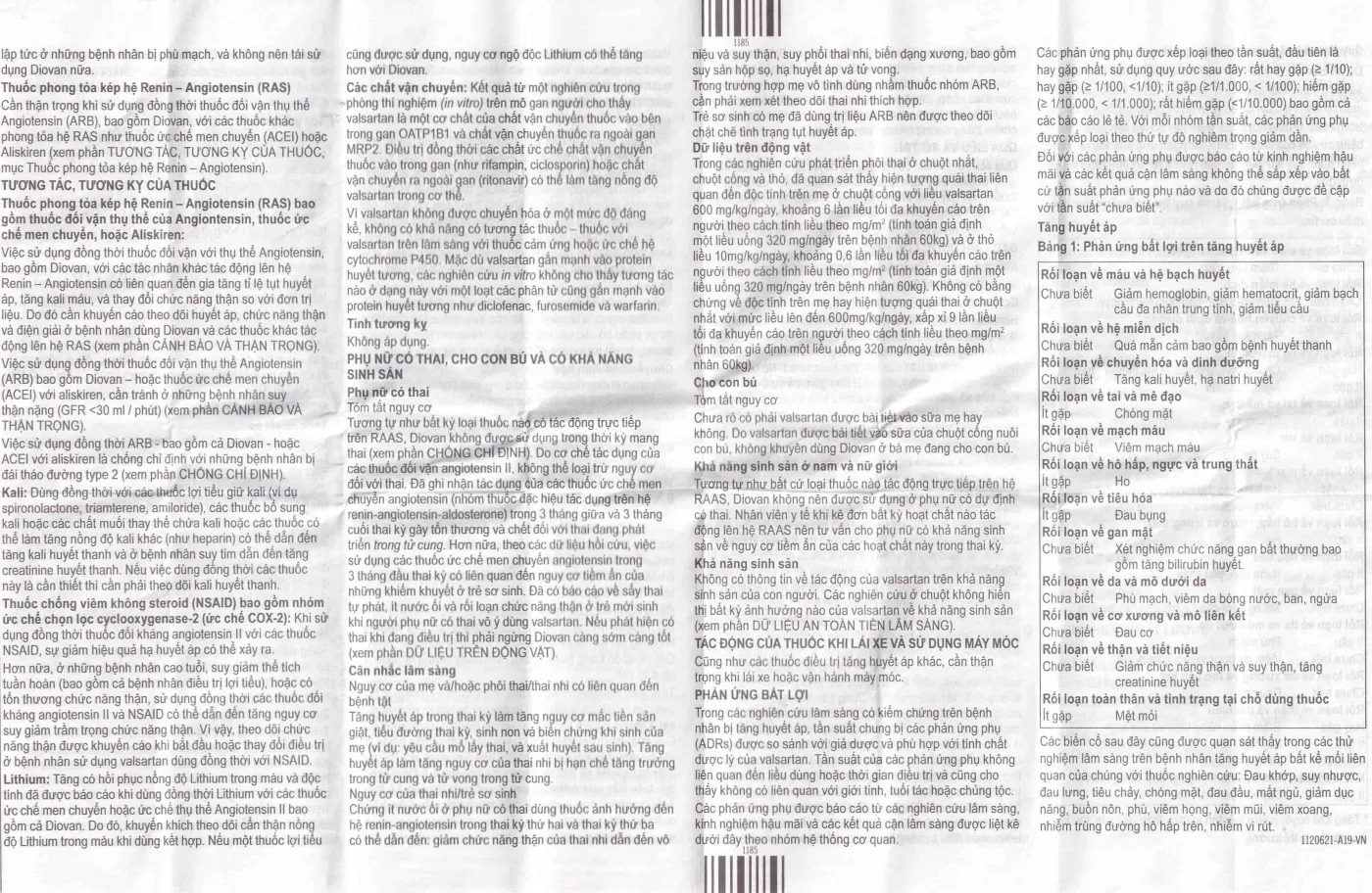 Hình ảnh Thuốc Diovan 160 Novartis điều trị bệnh tăng huyết áp, suy tim (2 vỉ x 14 viên)