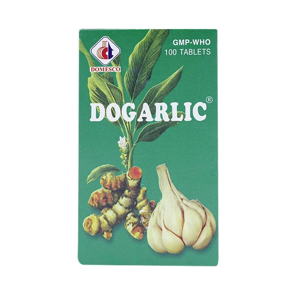 Hình ảnh Thuốc Dogarlic Domesco điều trị tăng lipid máu, phòng ngừa xơ vữa động mạch (100 viên)