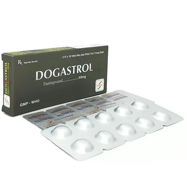 Hình ảnh Thuốc Dogastrol 40mg Đông Nam điều trị các bệnh dạ dày (3 vỉ x 10 viên)