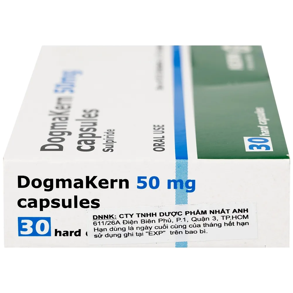 Hình ảnh Thuốc DogmaKern 50mg capsules điều trị tâm thần phân liệt cấp và mạn tính (2 vỉ x 15 viên)