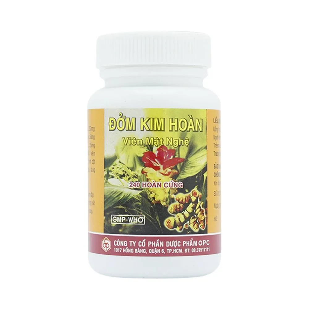 Hình ảnh Viên mật nghệ Đởm Kim Hoàn OPC điều trị đau gan, mật kém, đau dạ dày (240 viên)