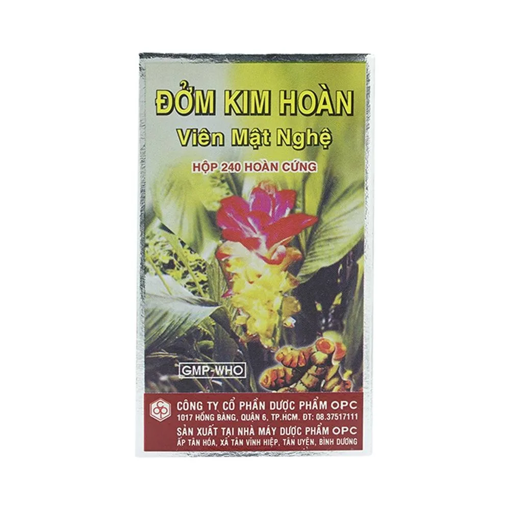 Hình ảnh Viên mật nghệ Đởm Kim Hoàn OPC điều trị đau gan, mật kém, đau dạ dày (240 viên)