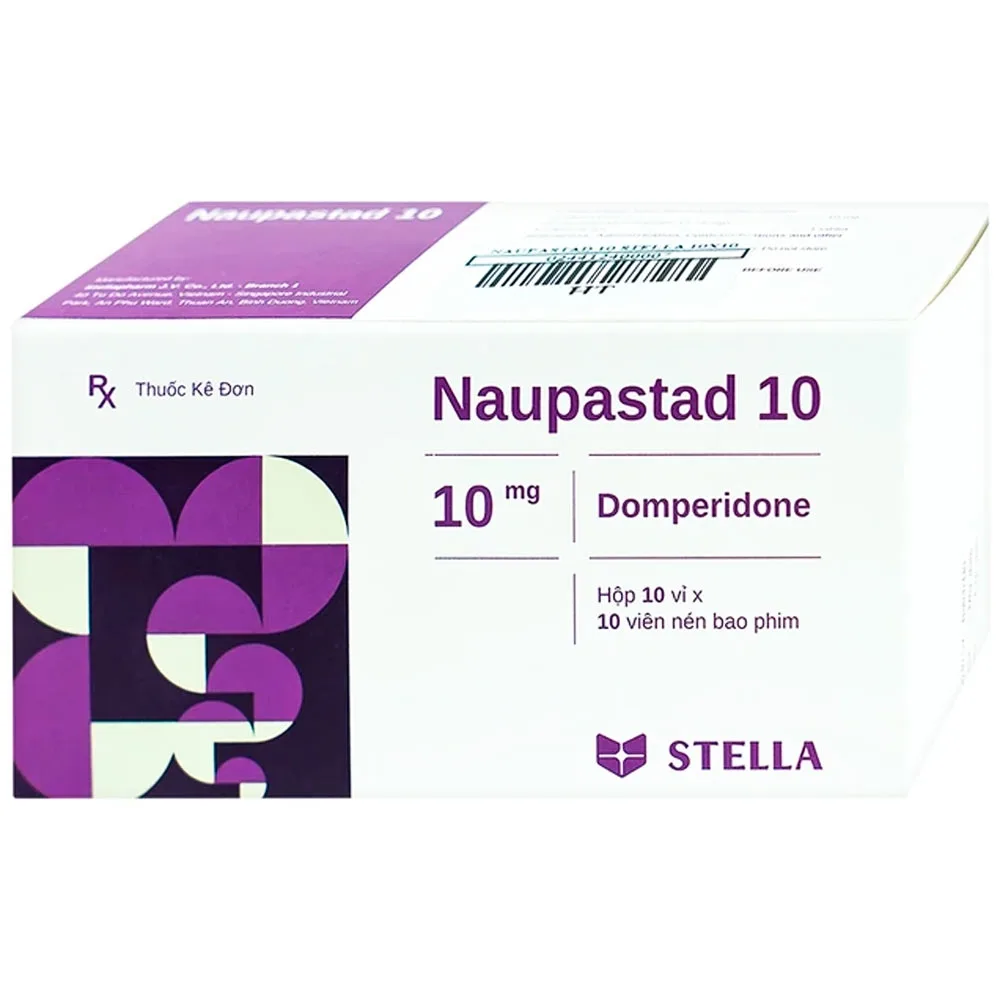 Hình ảnh Thuốc Domperidone 10 Stella điều trị triệu chứng nôn và buồn nôn (10 vỉ x 10 viên)