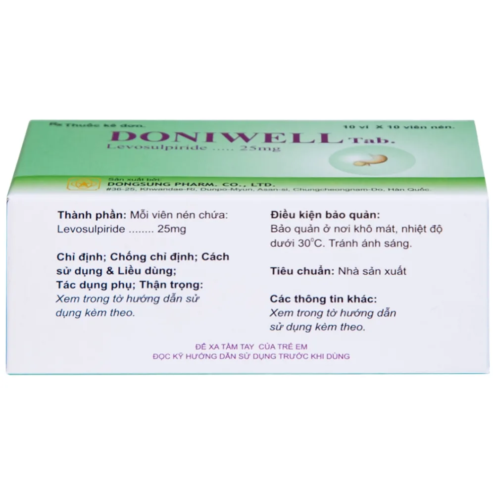 Hình ảnh Thuốc Doniwell Kyung Dong điều trị tâm thần phân liệt (10 vỉ x 10 viên)