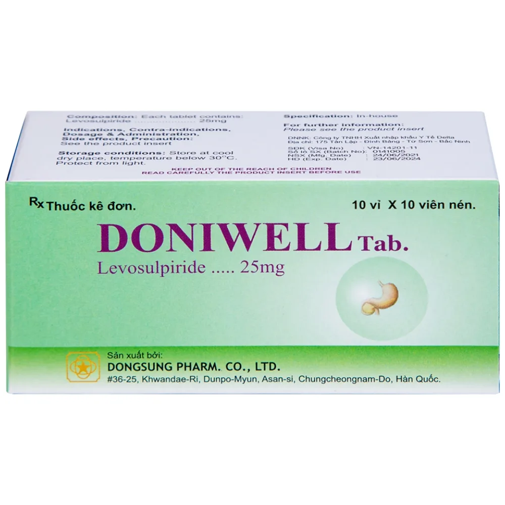 Hình ảnh Thuốc Doniwell Kyung Dong điều trị tâm thần phân liệt (10 vỉ x 10 viên)
