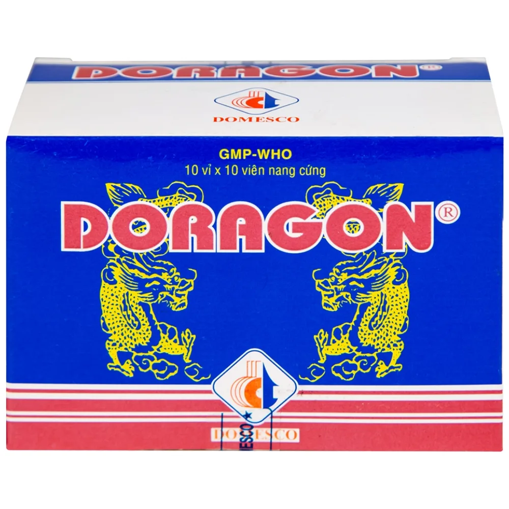 Hình ảnh Thuốc Doragon Domesco hỗ trợ hạ men gan (10 vỉ x 10 viên)