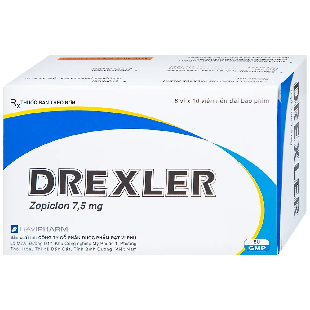 Hình ảnh Thuốc Drexler Davipharm điều trị ngắn hạn chứng mất ngủ (60 viên)