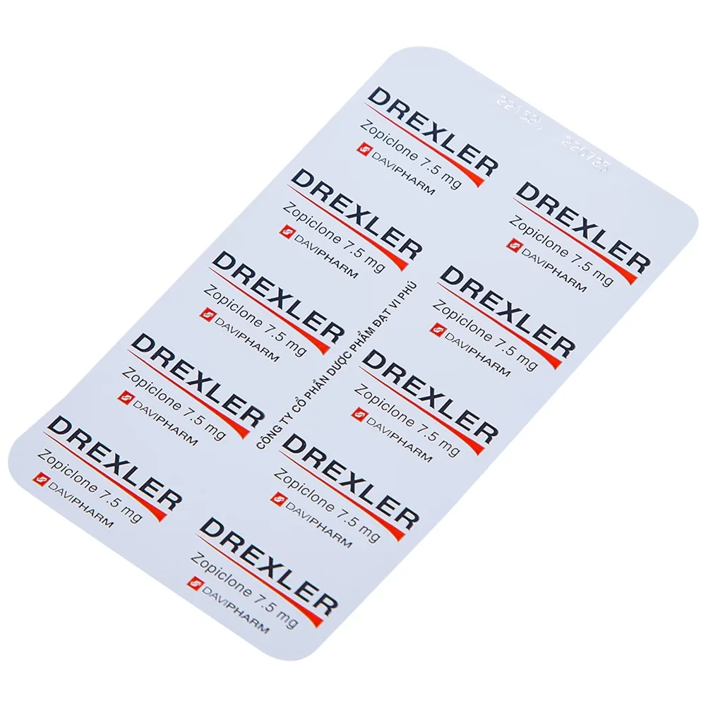 Hình ảnh Thuốc Drexler Davipharm điều trị ngắn hạn chứng mất ngủ (60 viên)