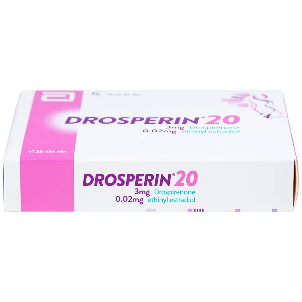 Hình ảnh Thuốc tránh thai hằng ngày Drosperin 20 Abbott (1 vỉ x 28 viên)