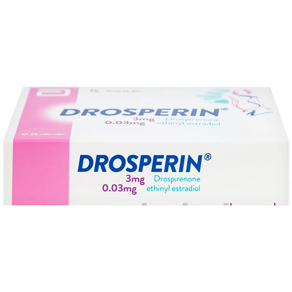 Hình ảnh Thuốc tránh thai hằng ngày Drosperin Abbott (1 vỉ x 28 viên)