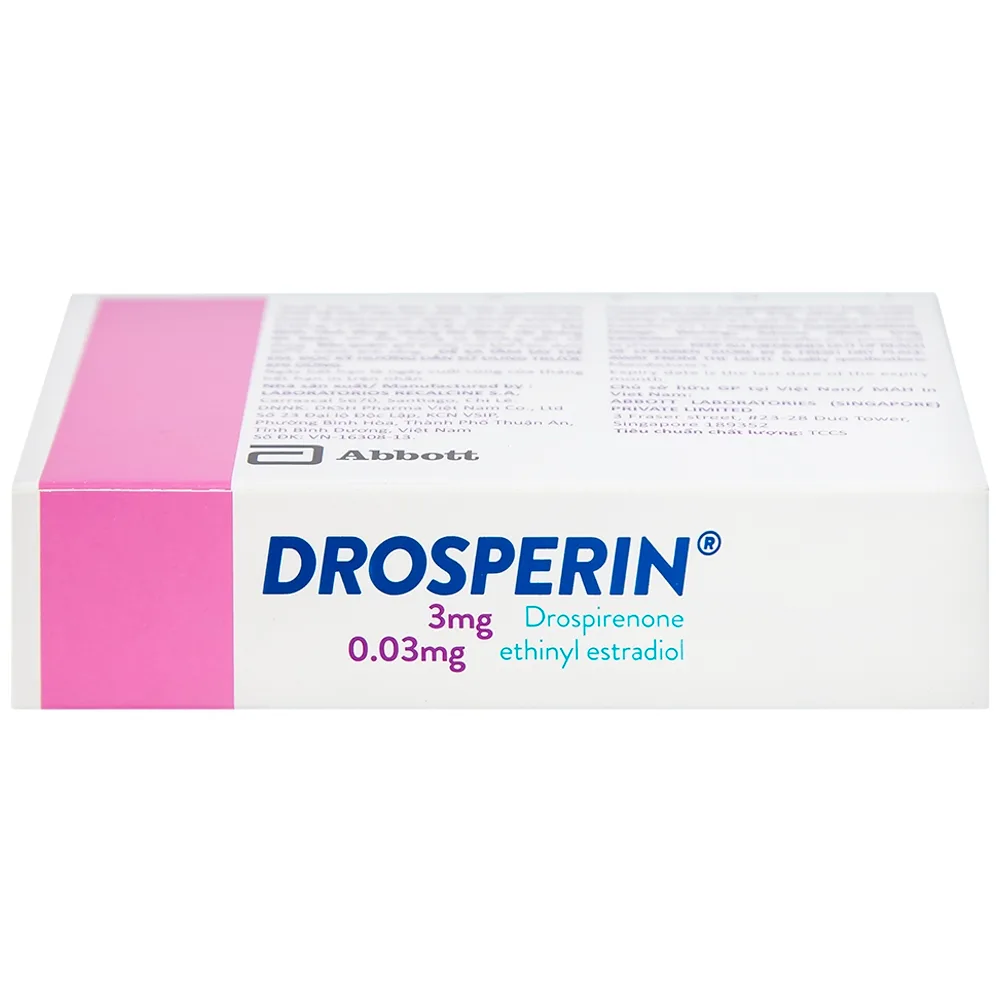 Hình ảnh Thuốc tránh thai hằng ngày Drosperin Abbott (1 vỉ x 28 viên)