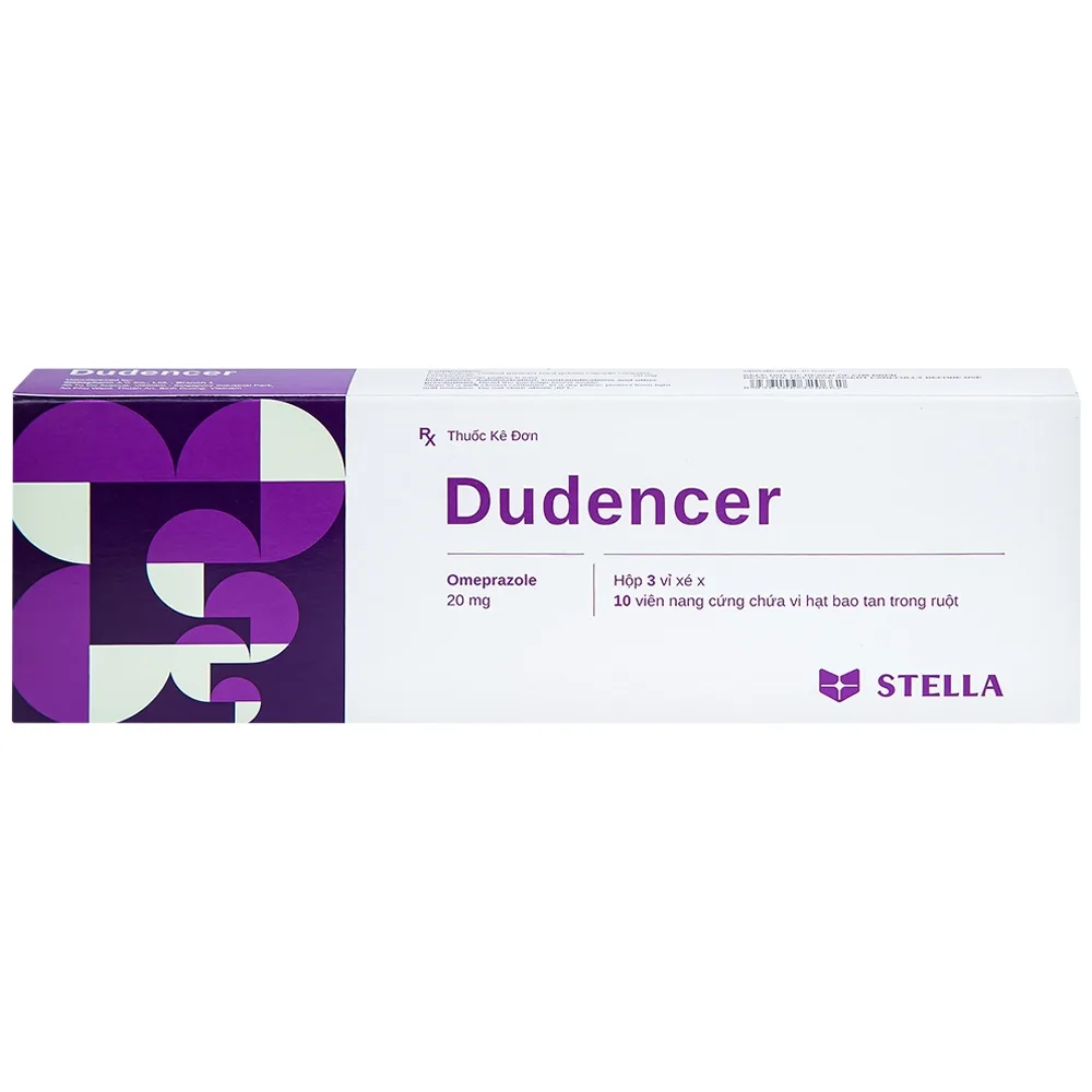 Hình ảnh Thuốc Dudencer Stella giảm triệu chứng khó tiêu do acid (3 vỉ x 10 viên)