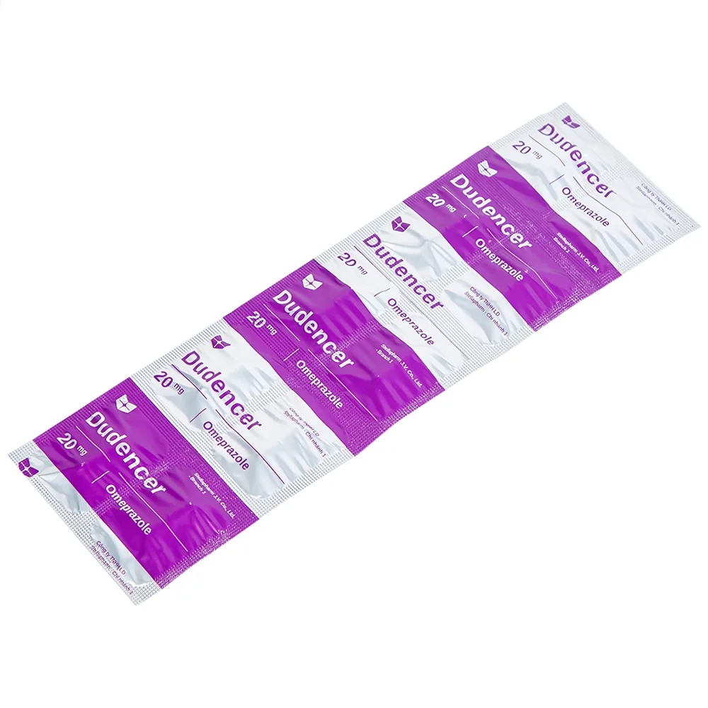 Hình ảnh Thuốc Dudencer Stella giảm triệu chứng khó tiêu do acid (3 vỉ x 10 viên)