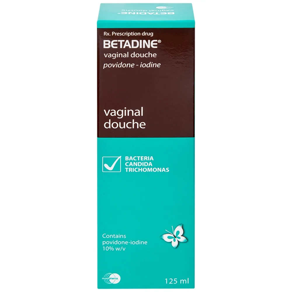 Hình ảnh Dung dịch sát trùng âm đạo Betadine điều trị nhiễm trùng âm đạo (125ml)