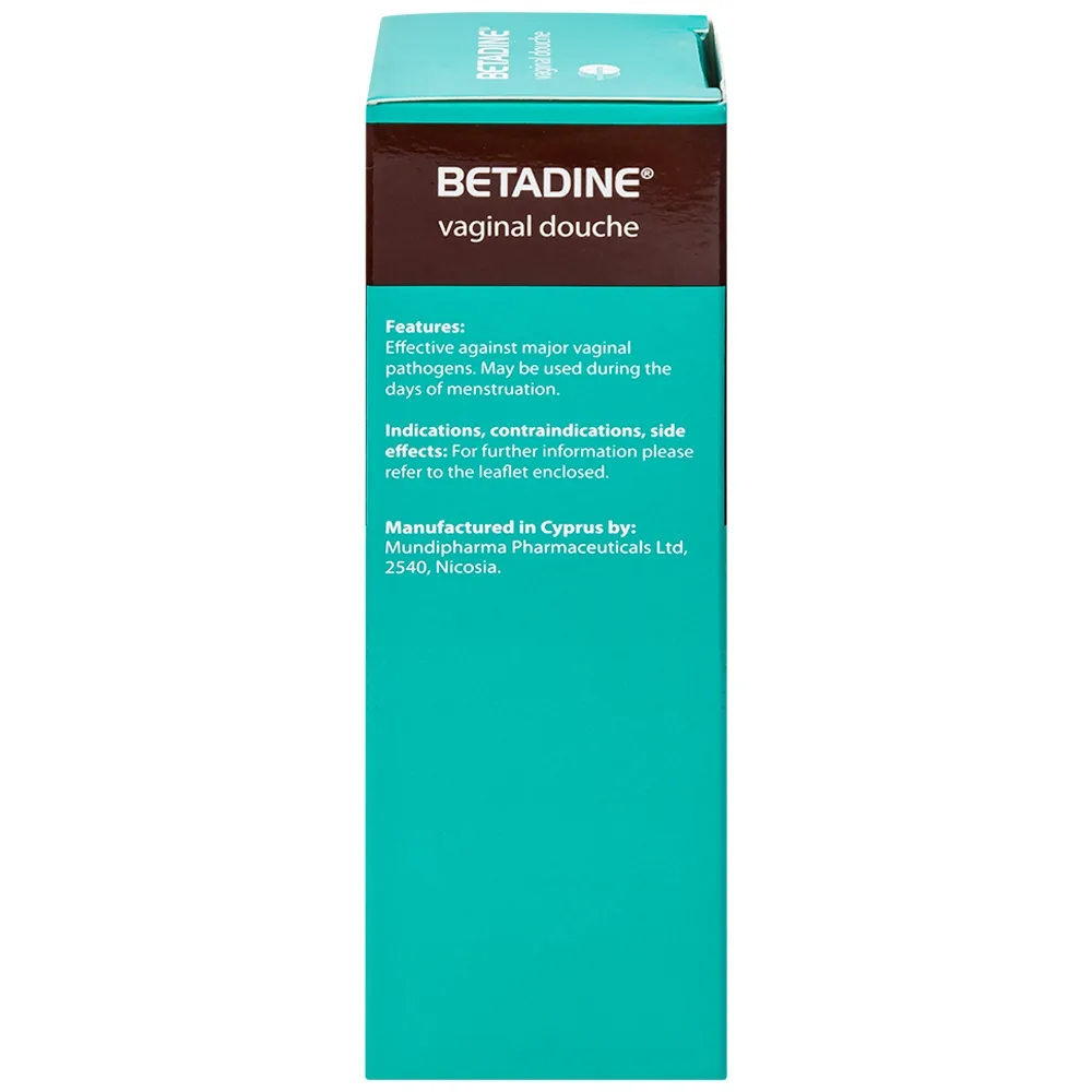 Hình ảnh Dung dịch sát trùng âm đạo Betadine điều trị nhiễm trùng âm đạo (125ml)