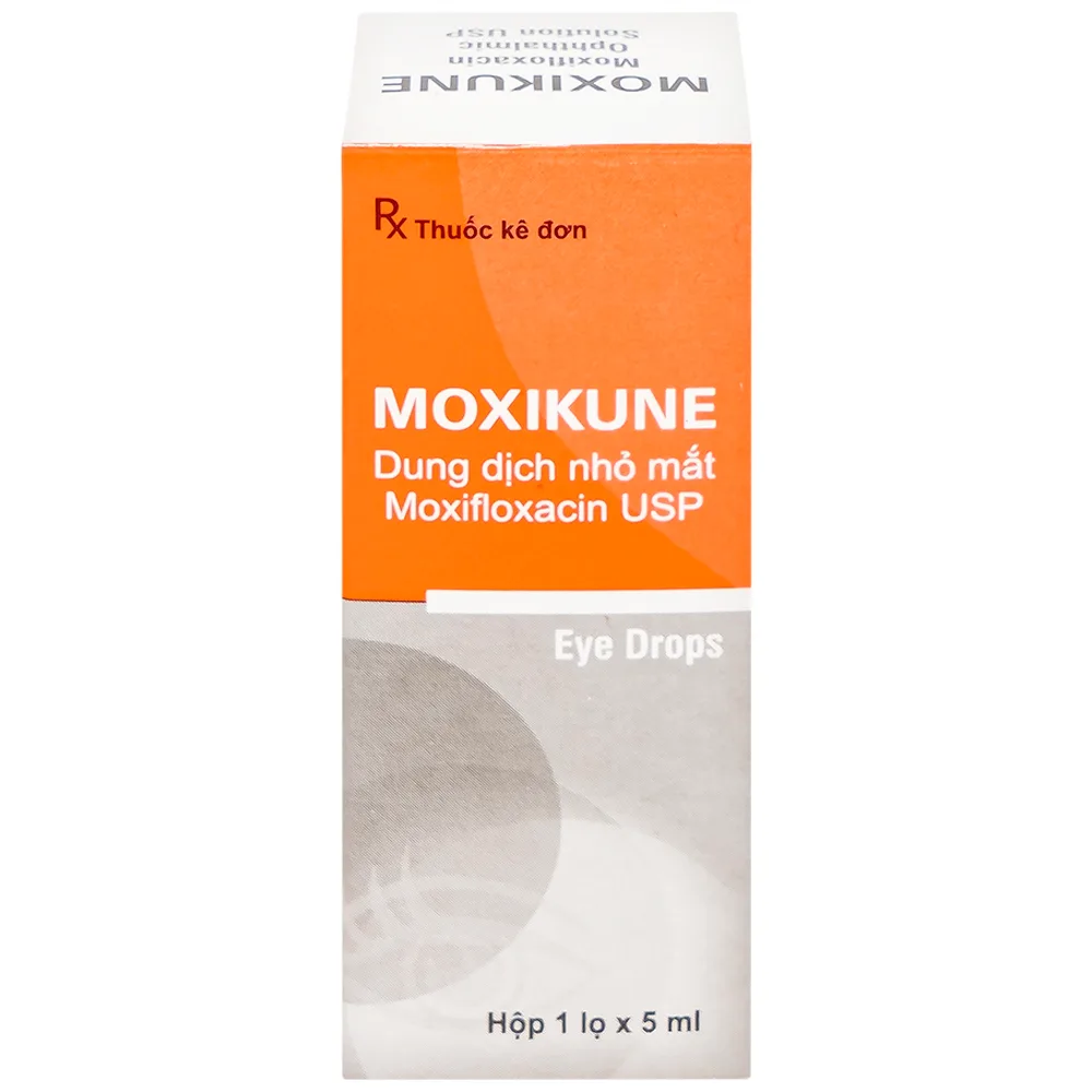 Hình ảnh Dung dịch nhỏ mắt Moxikune điều trị các tình trạng nhiễm khuẩn mắt, chống viêm sau phẫu thuật (5ml)