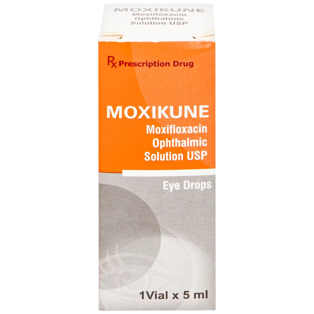 Hình ảnh Dung dịch nhỏ mắt Moxikune điều trị các tình trạng nhiễm khuẩn mắt, chống viêm sau phẫu thuật (5ml)