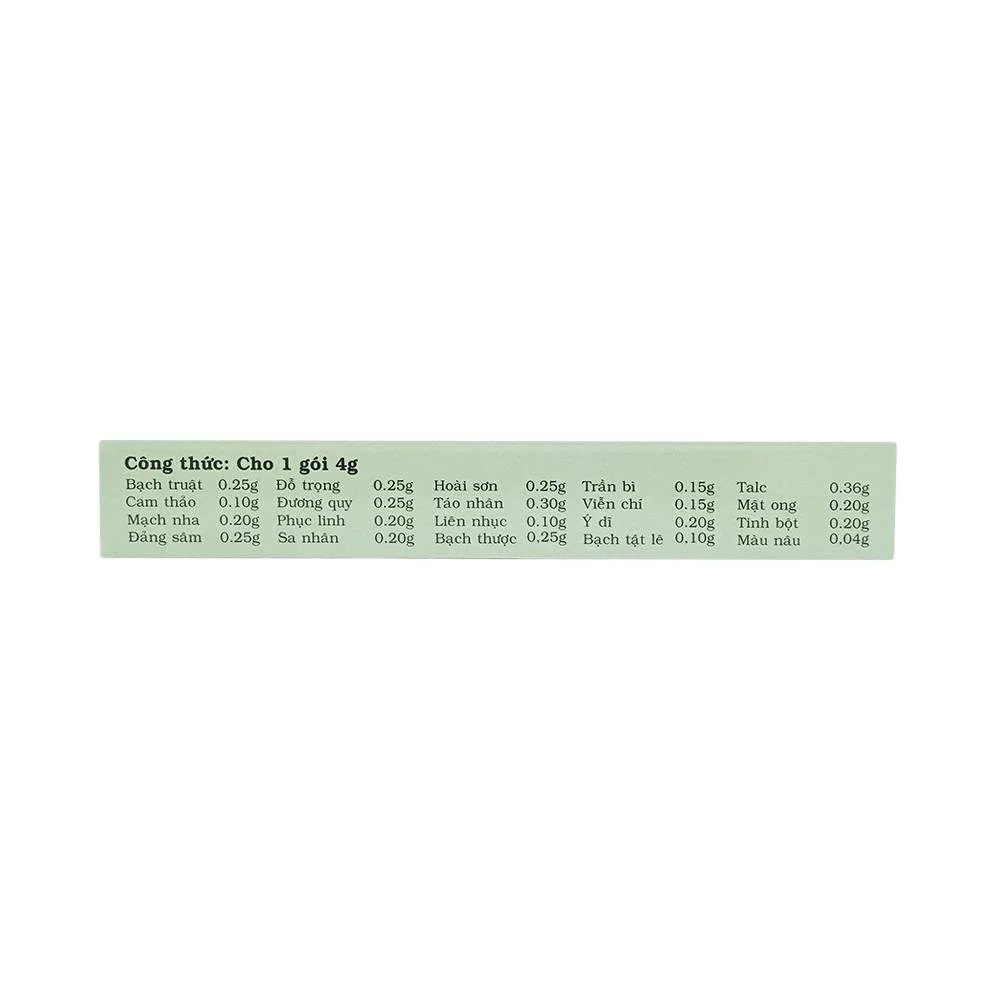 Hình ảnh Thuốc Dưỡng Tâm Kiện Tỳ Hoàn dưỡng tâm, an thần, bồi bổ khí huyết (10 gói x 4g)