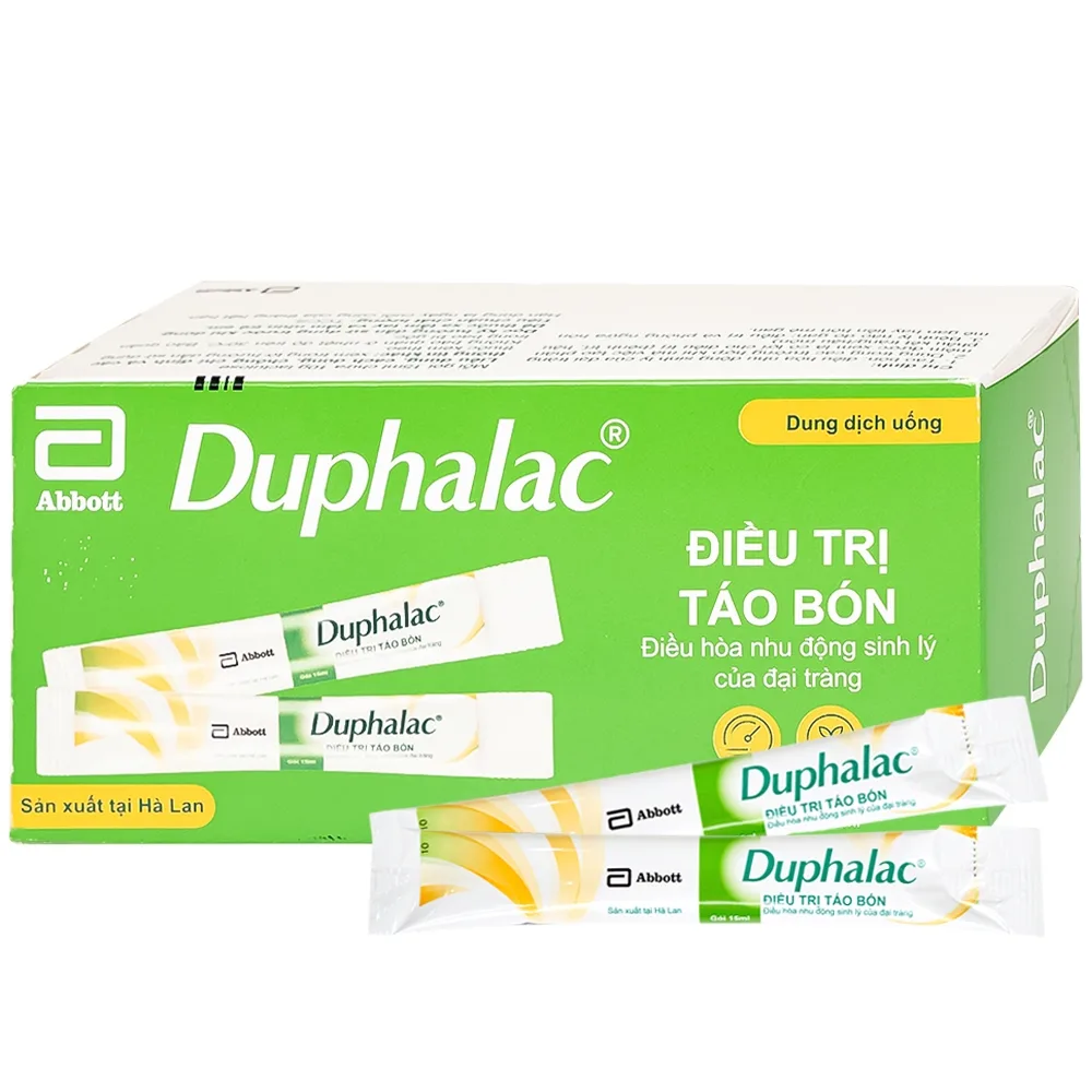 Hình ảnh Thuốc Duphalac Abbott điều trị táo bón, điều hòa nhu động sinh lý của đại tràng (20 gói x 15ml)