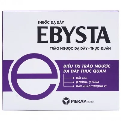Hình ảnh Thuốc dạ dày Ebysta Merap điều trị trào ngược dạ dày, thực quản (20 gói x 10ml)