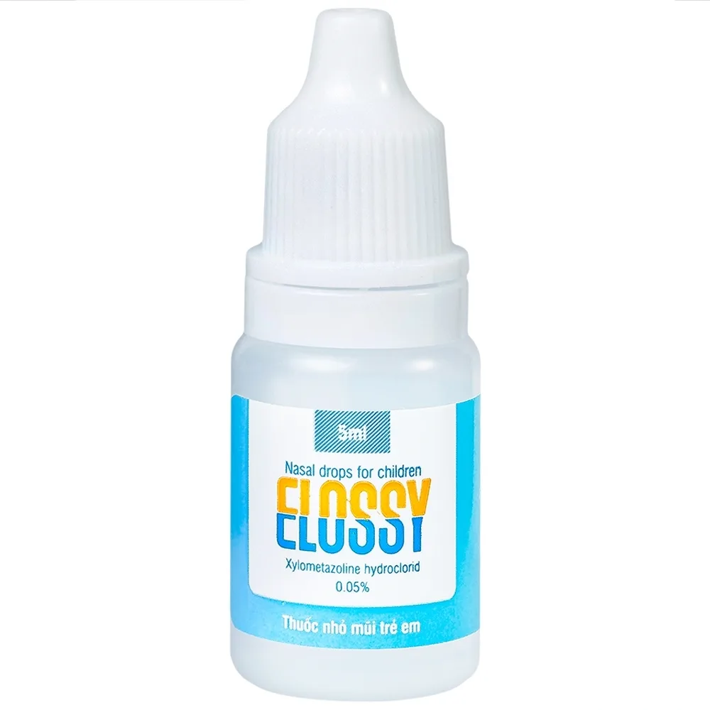 Hình ảnh Thuốc nhỏ mũi trẻ em Elossy 0.05% điều trị ngạt mũi, viêm mũi, viêm xoang (5ml)