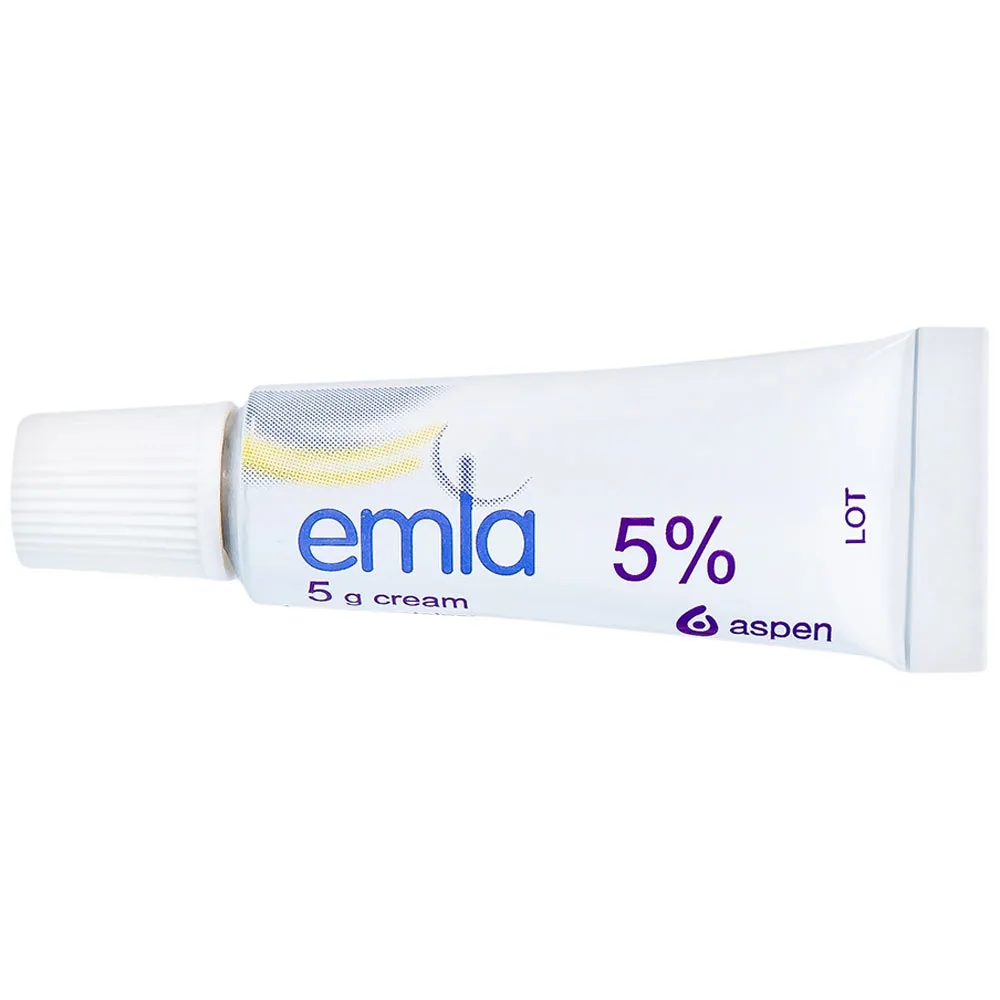 Hình ảnh Thuốc Emla 5% Aspen gây tê bề mặt da (5 tuýp x 5g)