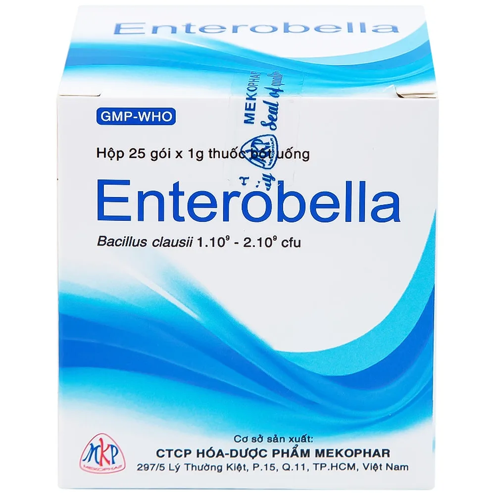 Hình ảnh Thuốc bột Enterobella Mekophar điều trị và phòng ngừa rối loạn vi sinh đường ruột (25 gói x 1g)