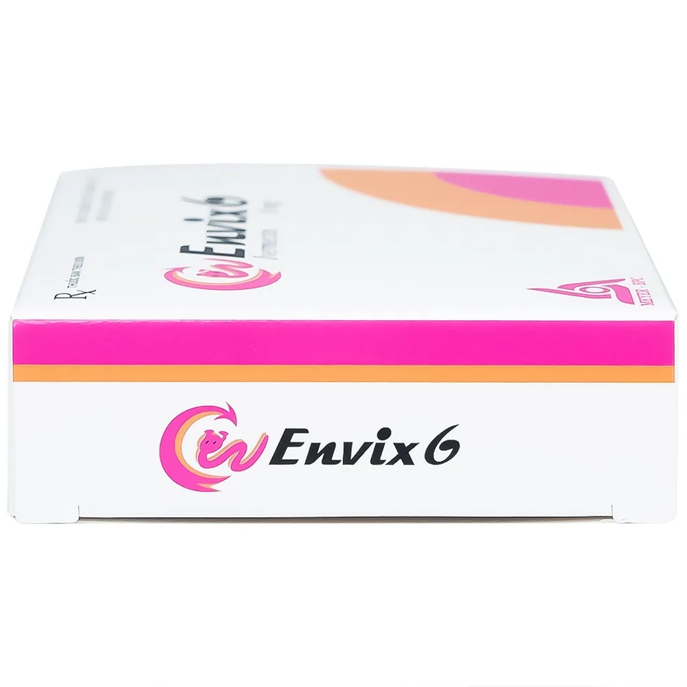 Hình ảnh Thuốc Envix 6 Meyer - BPC điều trị giun chỉ Onchocerca, giun lươn ở ruột (2 vỉ x 2 viên)