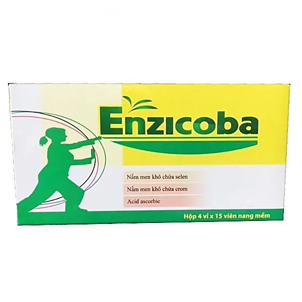 Hình ảnh Thuốc Enzicoba CPC1 ngăn ngừa quá trình lão hóa, tăng đề kháng (4 vỉ x 15 viên)