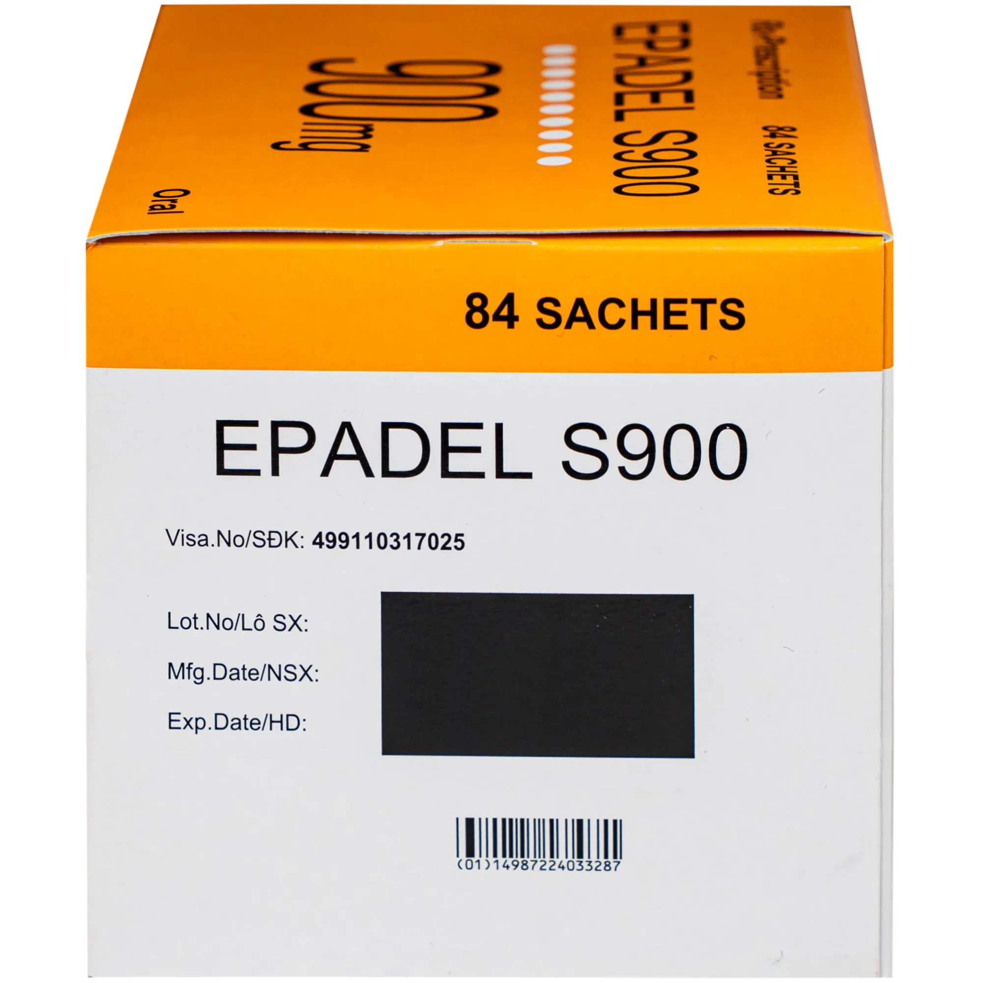 Hình ảnh Thuốc Epadel 900mg Catalent điều trị tăng lipid máu (mỡ máu) và xơ vữa động mạch (84 gói)
