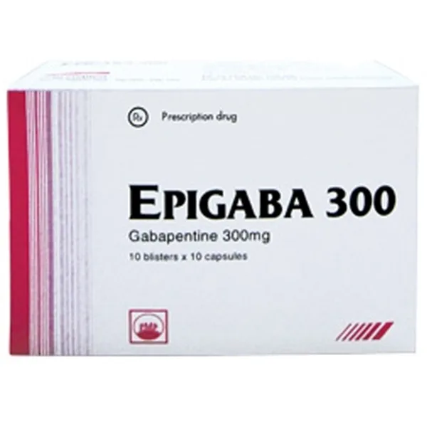 Hình ảnh Thuốc Epigaba 300 Pymepharco điều trị động kinh (10 vỉ x 10 viên)