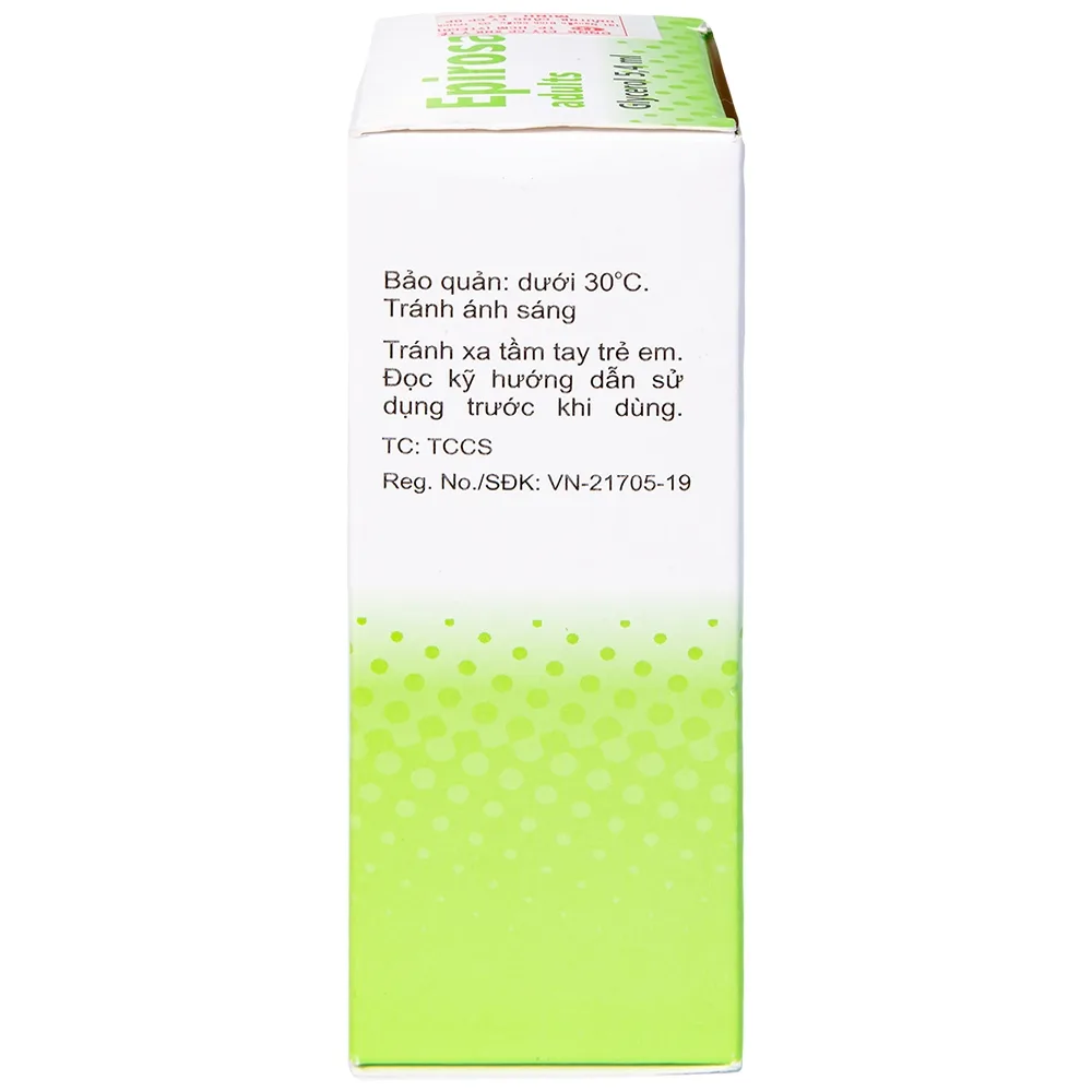 Hình ảnh Dung dịch thụt trực tràng Epirosa Adults Lainco giảm triệu chứng táo bón (6 tuýp x 7.5ml)