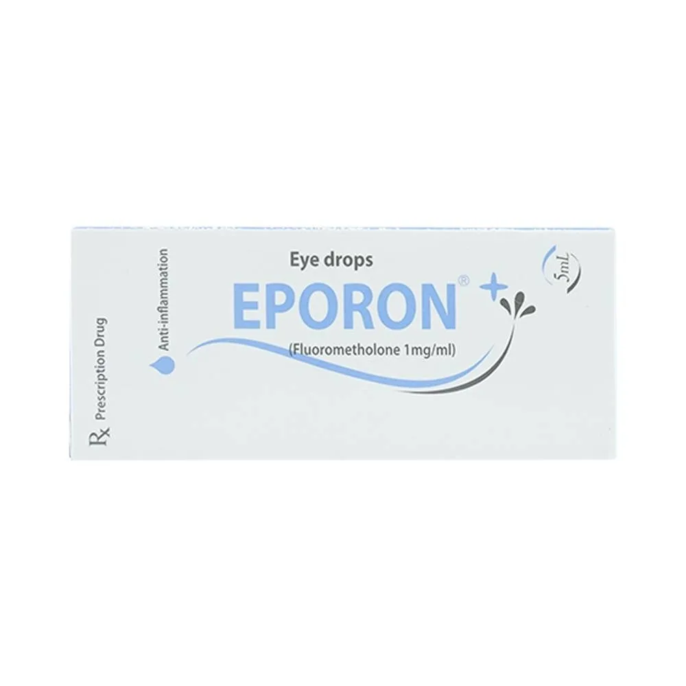 Hình ảnh Thuốc tra mắt Eporon điều trị viêm mí mắt, viêm kết mạc (5ml)